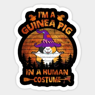 Guinea Pig Halloween Costumes (8) Sticker